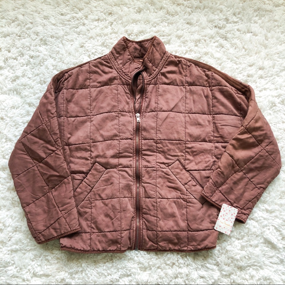 Free People Quilted Dolman Jacket NWT